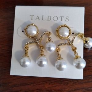 Talbots Chandelier Earrings NIB